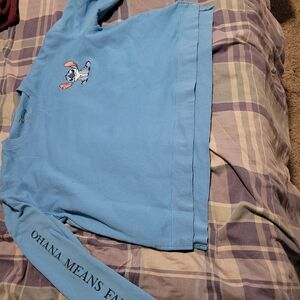 Disney sweater, blue Stitch character